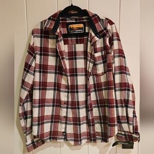 Bundle of 2 mens flannel shirts